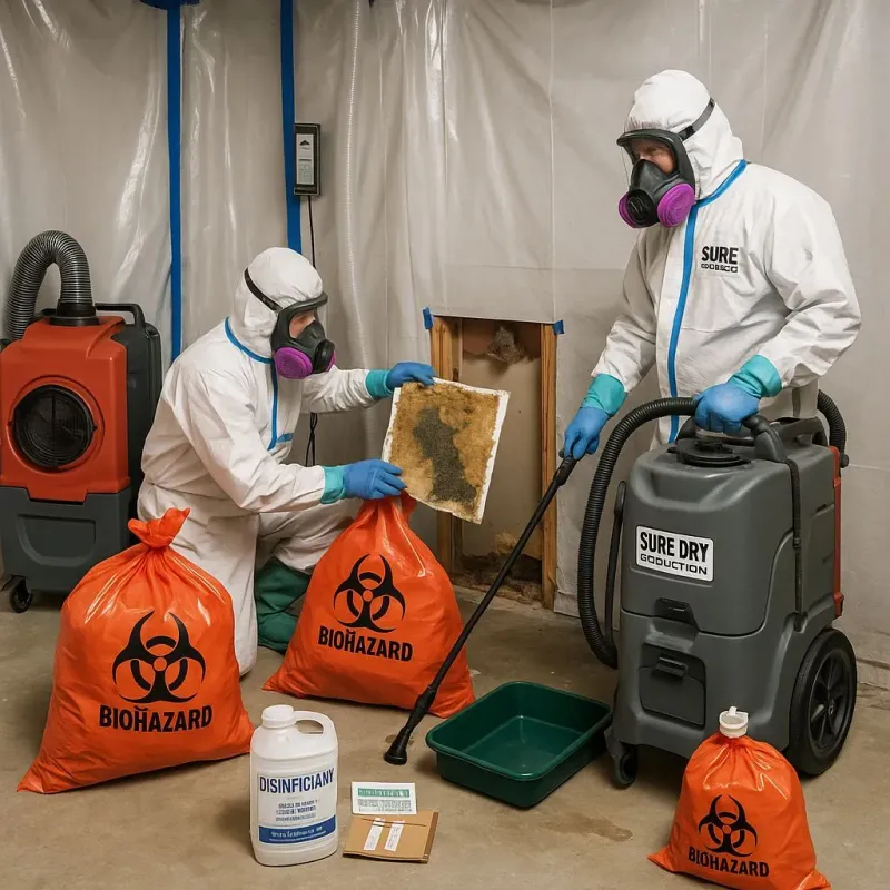 Contaminated Water Handling Protocols process in Parma Heights, OH
