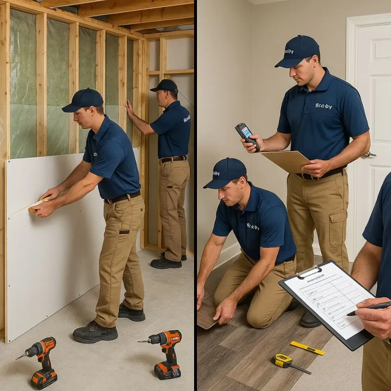 Repairs and Reconstruction process in Parma Heights, OH